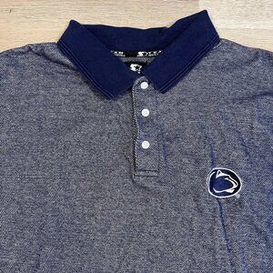 Penn State Mens Polo Starter Shirt Short‎ Sleeve Size L Nittany Lions Vintage